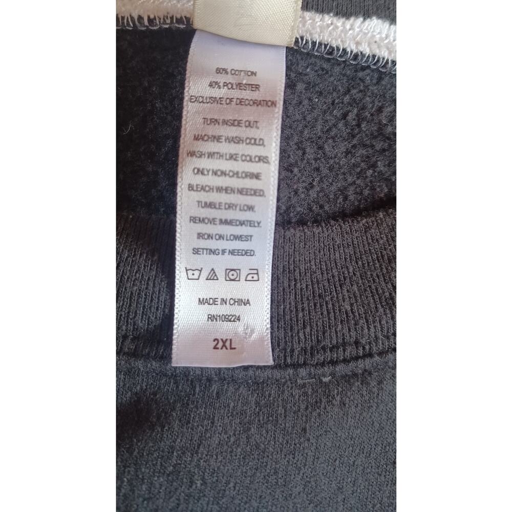 Vintage 90s Grannycore Cat Stack Embroidered Blac… - image 6